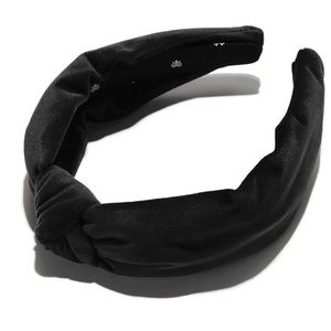 Lele Sadoughi Jet Velvet Headband